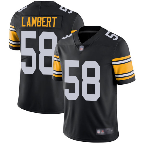 Men Pittsburgh Steelers #58 Jack Lambert Nike Black Retired Vapor Untouchable Limited NFL Jersey